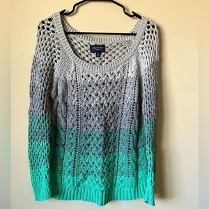 American Eagle open knit sweater